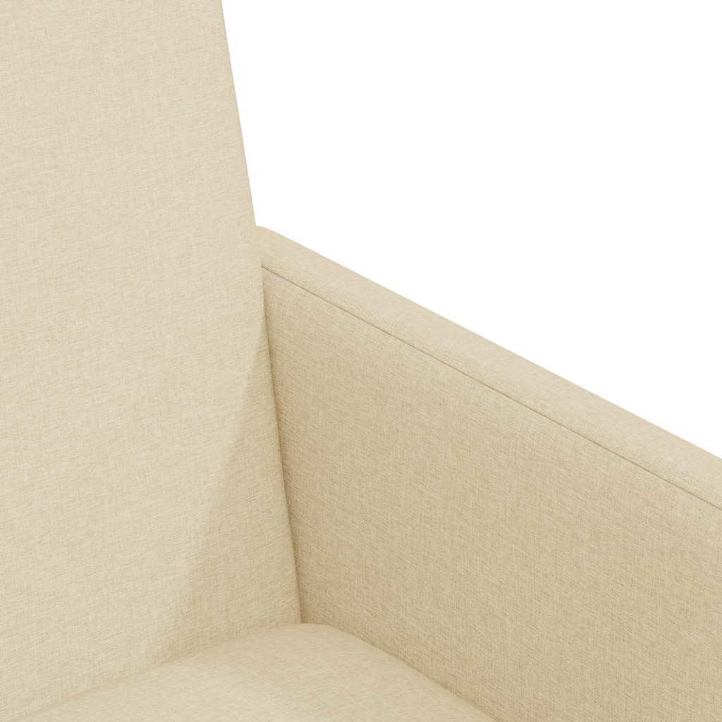 vidaXL Krzesełka jadalne na kółkach 2 pcs Kremowy 57 x 66 x 94 cm