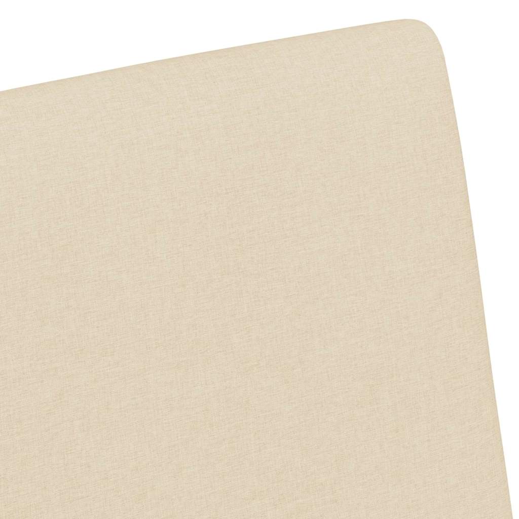 vidaXL Krzesełka jadalne na kółkach 2 pcs Kremowy 57 x 66 x 94 cm