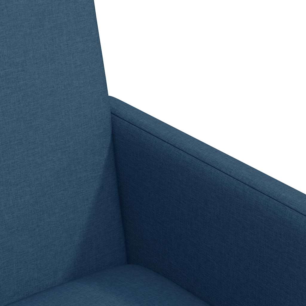 vidaXL Krzesełka jadalne na kółkach 2 pcs Niebieski 57 x 66 x 94 cm