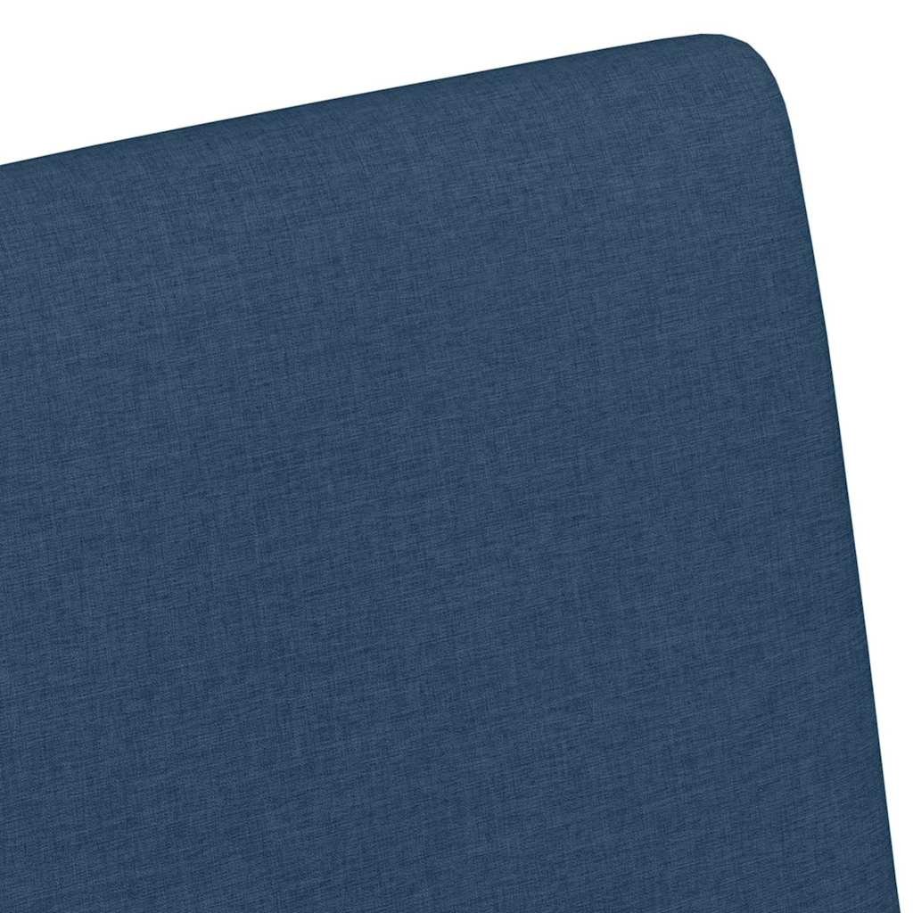 vidaXL Krzesełka jadalne na kółkach 2 pcs Niebieski 57 x 66 x 94 cm