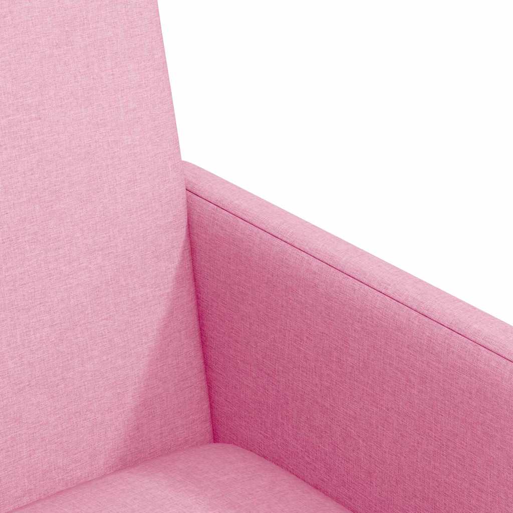 vidaXL Krzesełka jadalne na kółkach 2 pcs Różowy 57 x 66 x 94 cm