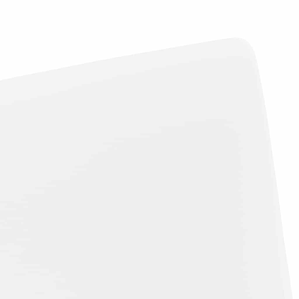 vidaXL Krzesełka jadalne na kółkach 2 pcs Biały 57 x 66 x 94 cm