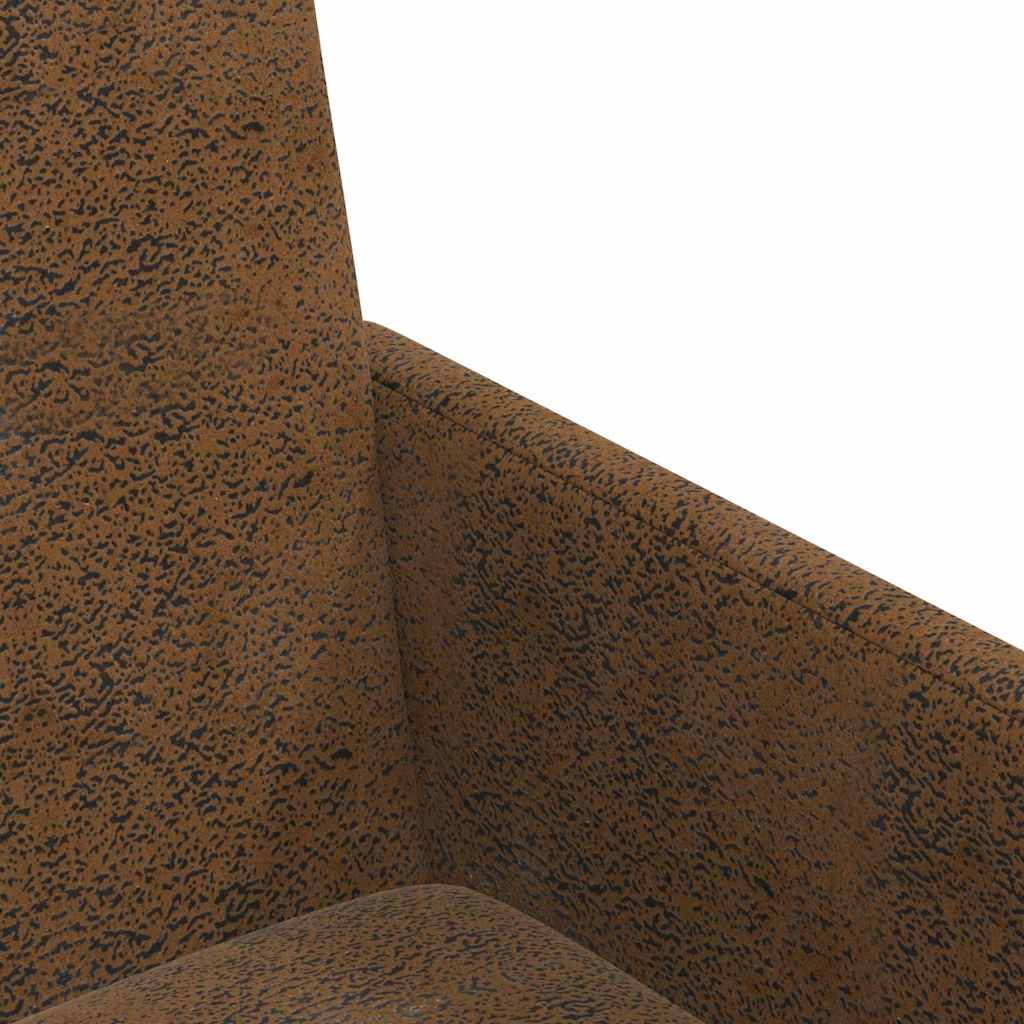 vidaXL Krzesełka jadalne na kółkach 2 pcs Brązowy 57 x 66 x 94 cm