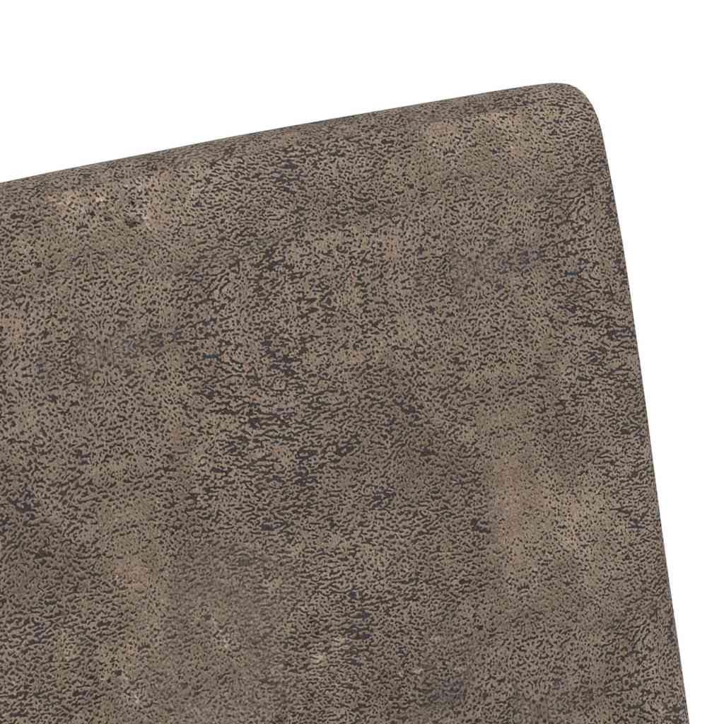 vidaXL Krzesełka jadalne na kółkach 2 pcs ciemno szary 57 x 66 x 94 cm