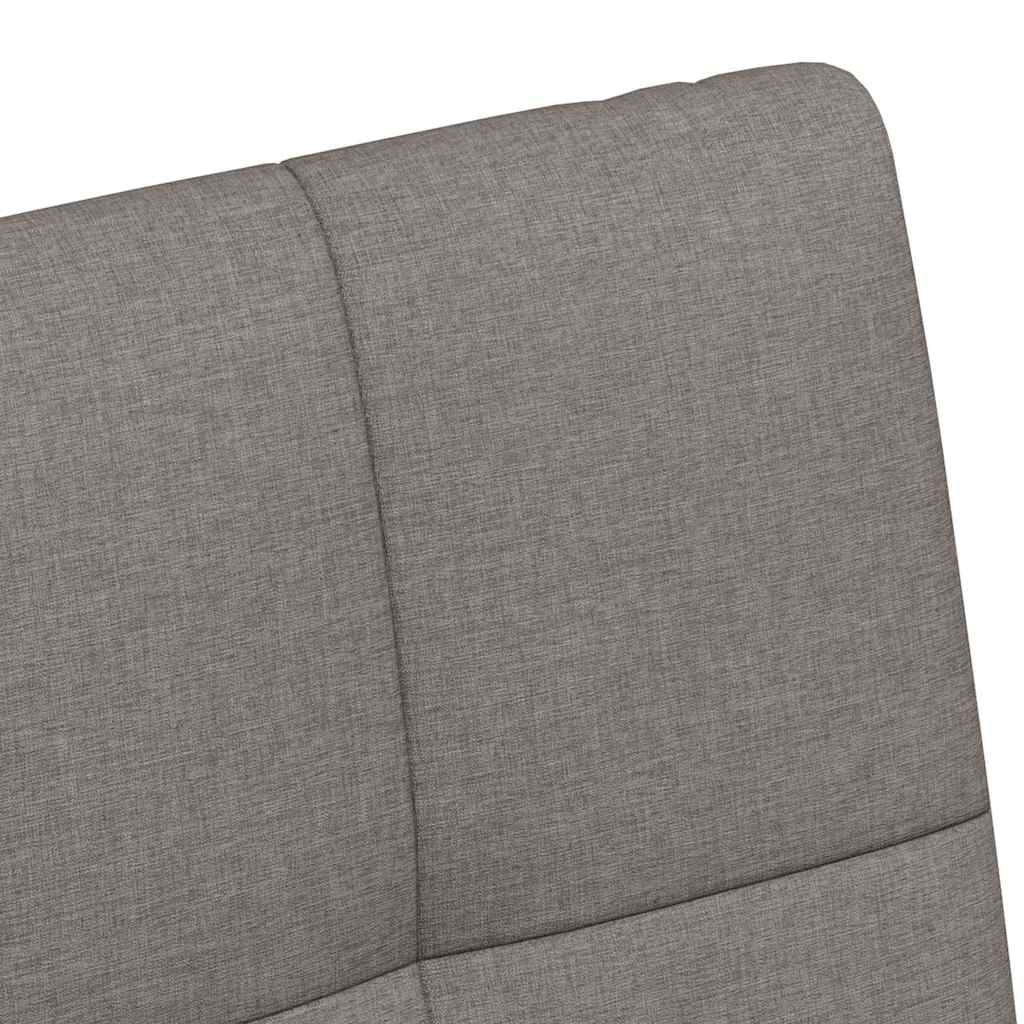 vidaXL Krzesełka jadalne na kółkach 2 pcs Ciemnoszary 58 x 65 x 94 cm