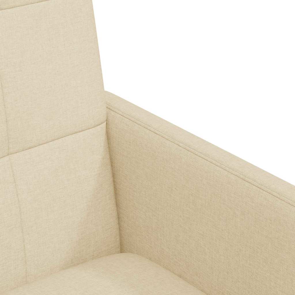 vidaXL Krzesełka jadalne na kółkach 2 pcs Kremowy 58 x 65 x 94 cm