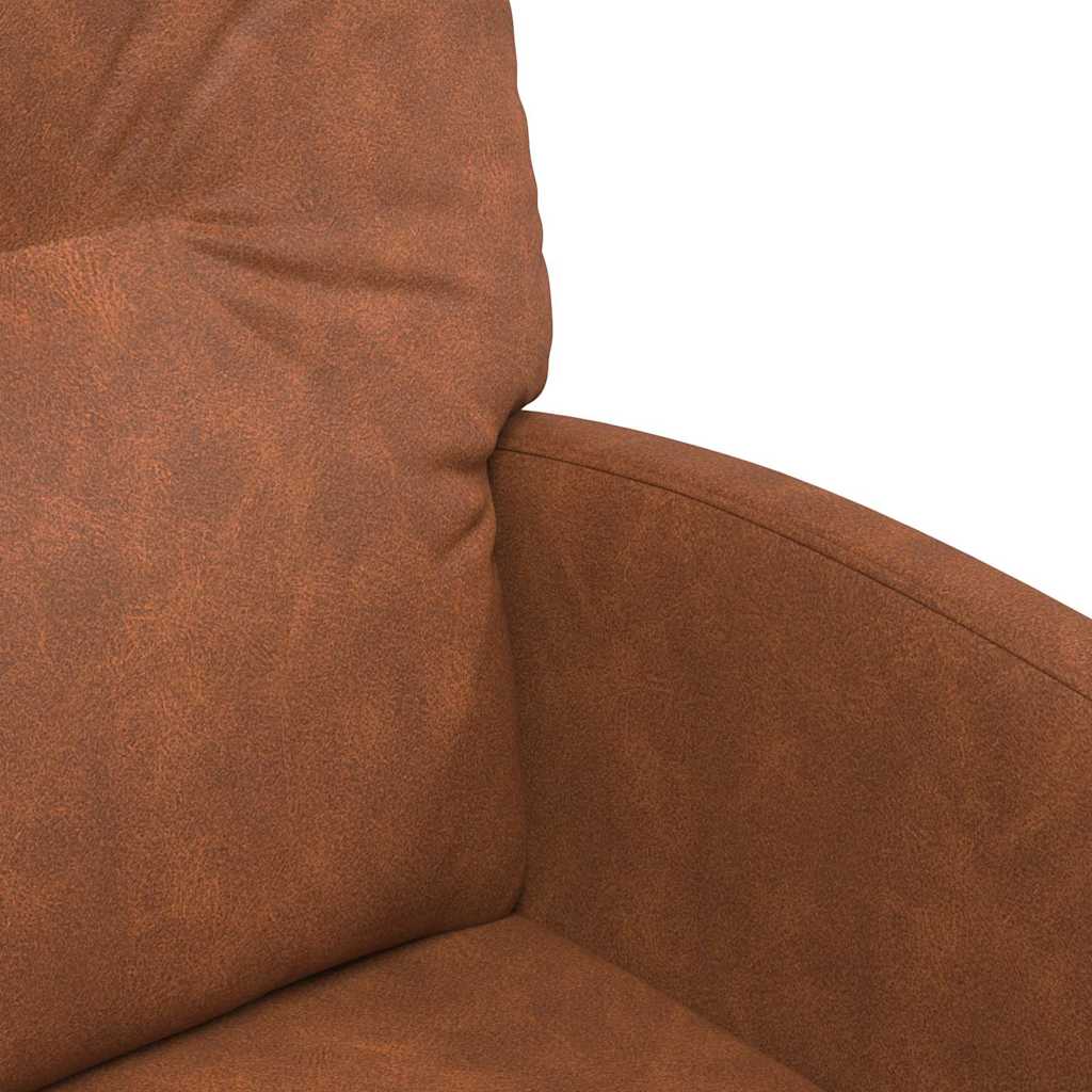 vidaXL Krzesełka jadalne na kółkach 2 pcs Brązowy 57 x 67 x 95 cm