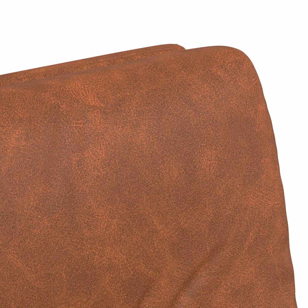 vidaXL Krzesełka jadalne na kółkach 2 pcs Brązowy 57 x 67 x 95 cm