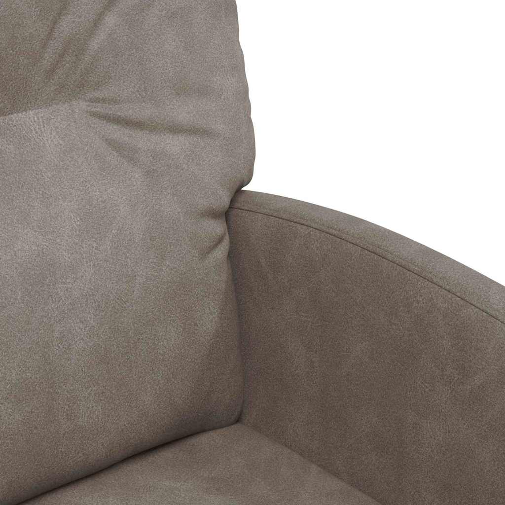 vidaXL Krzesełka jadalne na kółkach 2 pcs Szary 57 x 67 x 95 cm