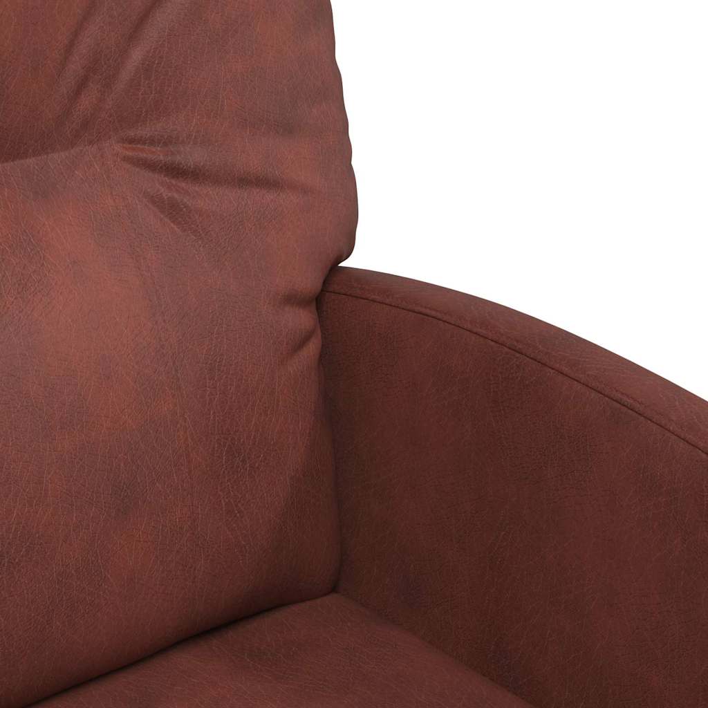 vidaXL Krzesełka jadalne na kółkach z kółkami 2 pcs Błyszczący brązowy