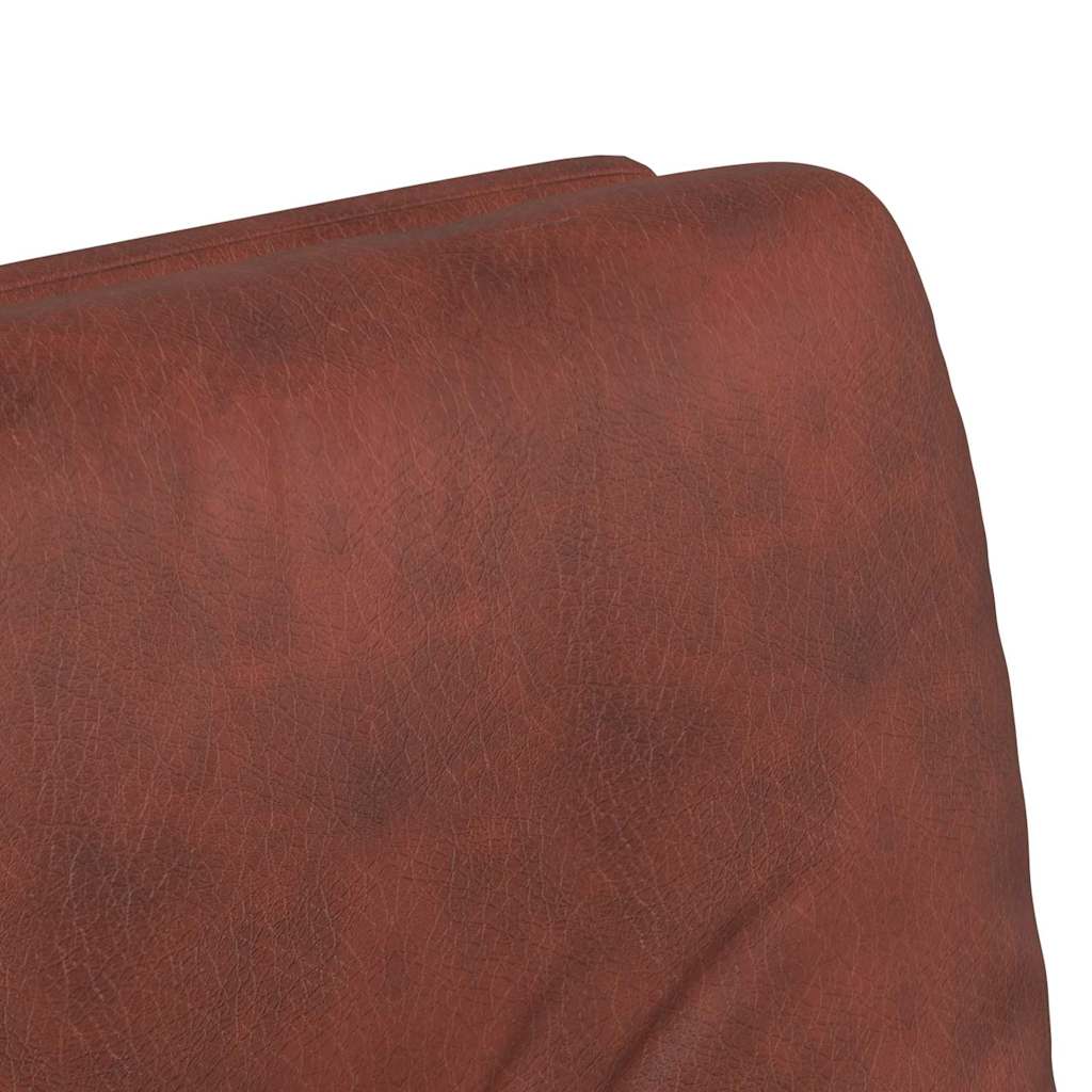 vidaXL Krzesełka jadalne na kółkach z kółkami 2 pcs Błyszczący brązowy