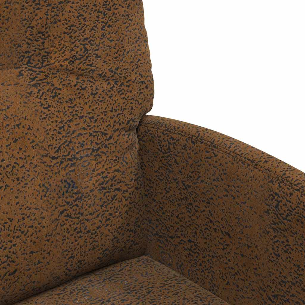 vidaXL Krzesełka jadalne na kółkach 2 pcs Brązowy 57 x 67 x 95 cm