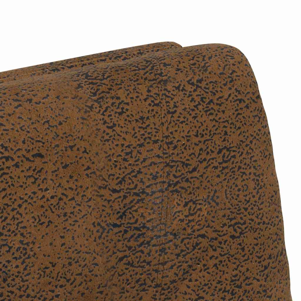 vidaXL Krzesełka jadalne na kółkach 2 pcs Brązowy 57 x 67 x 95 cm
