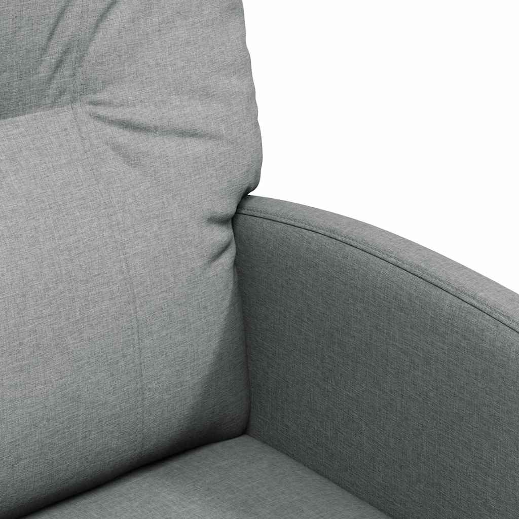vidaXL Krzesełka jadalne na kółkach 2 pcs Jasnoszary 57 x 67 x 95 cm
