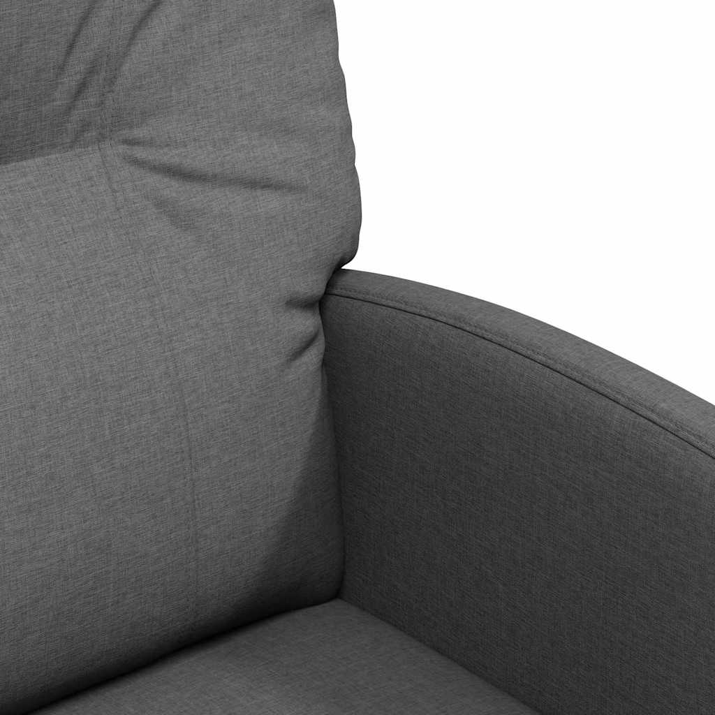 vidaXL Krzesełka jadalne na kółkach 2 pcs ciemno szary 57 x 67 x 95 cm