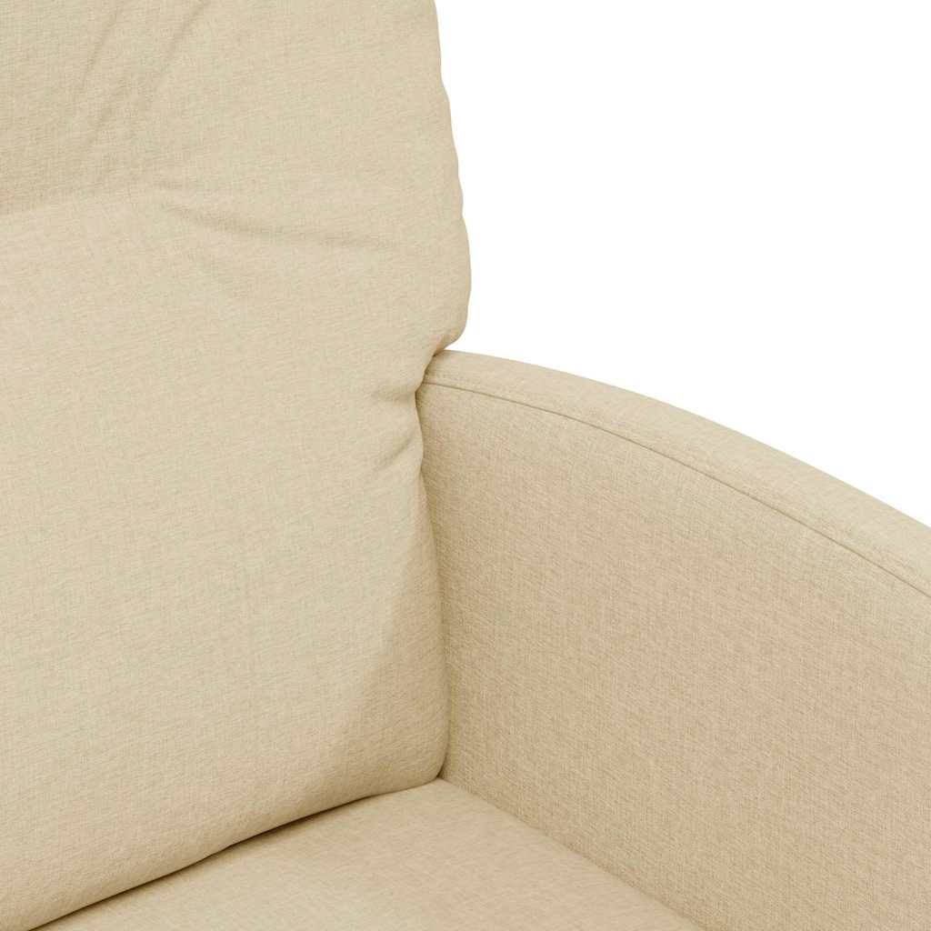 vidaXL Krzesełka jadalne na kółkach 2 pcs Kremowy 57 x 67 x 95 cm