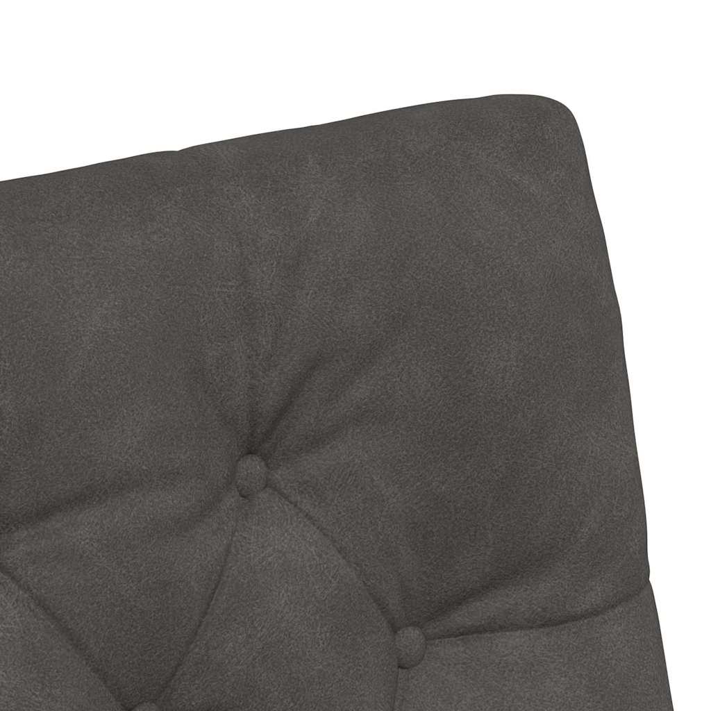 vidaXL Krzesełka jadalne na kółkach 2 pcs Czarny 58 x 67 x 97 cm