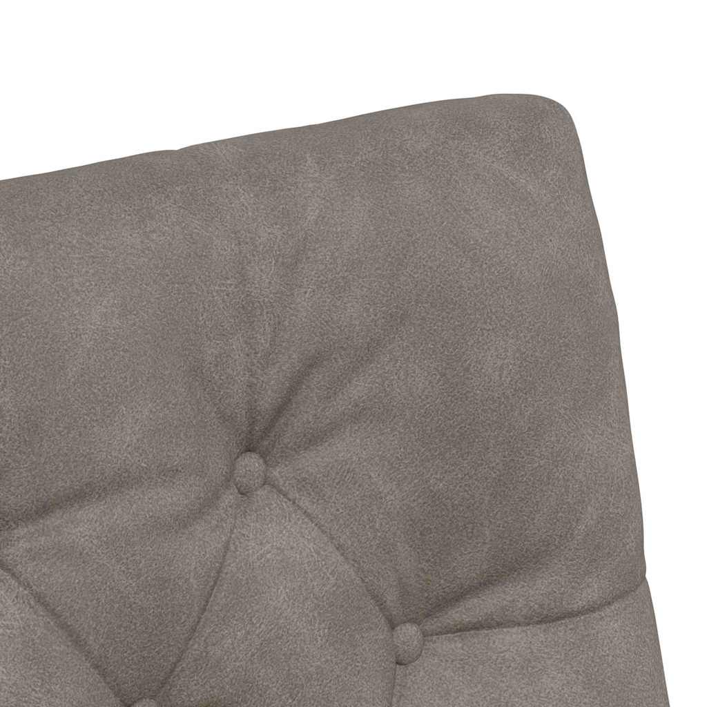 vidaXL Krzesełka jadalne na kółkach 2 pcs Szary 58 x 67 x 97 cm
