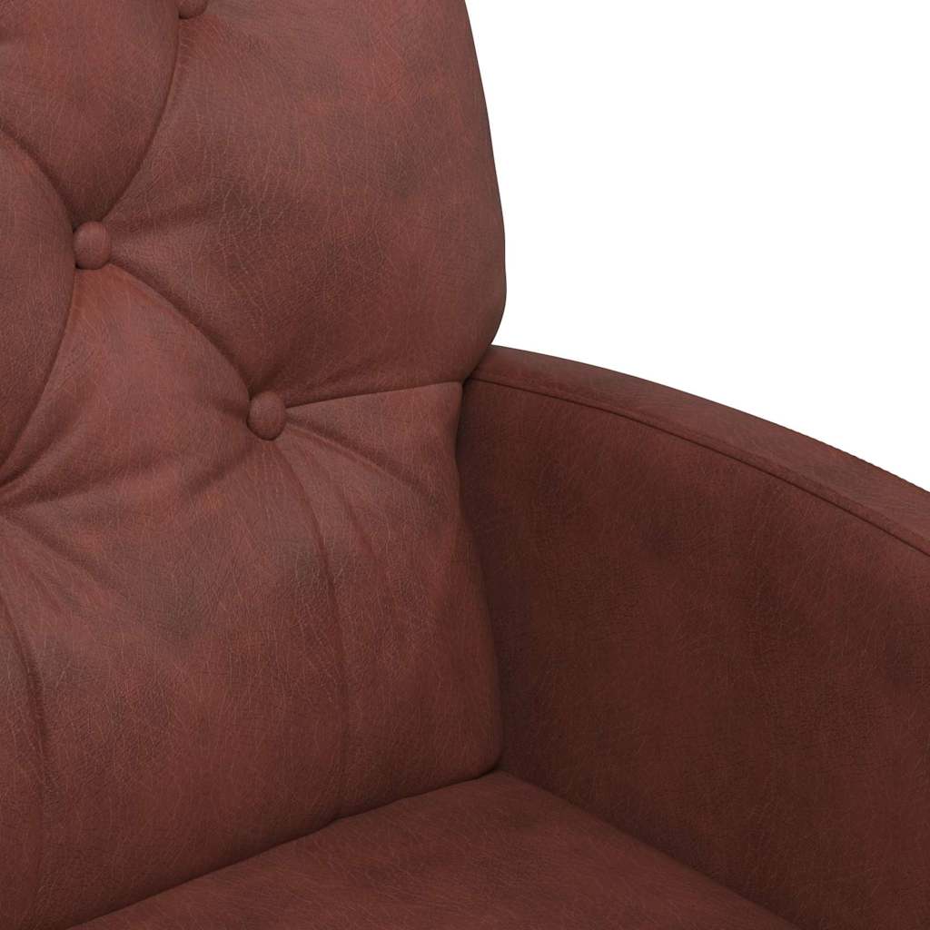 vidaXL Krzesełka jadalne na kółkach z kółkami 2 pcs Błyszczący brązowy