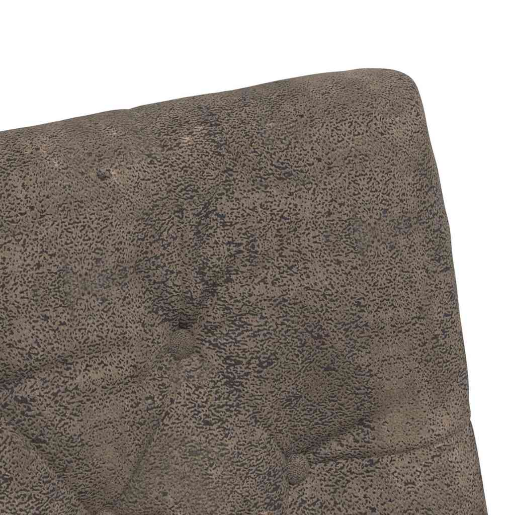 vidaXL Krzesełka jadalne na kółkach 2 pcs ciemno szary 58 x 67 x 97 cm