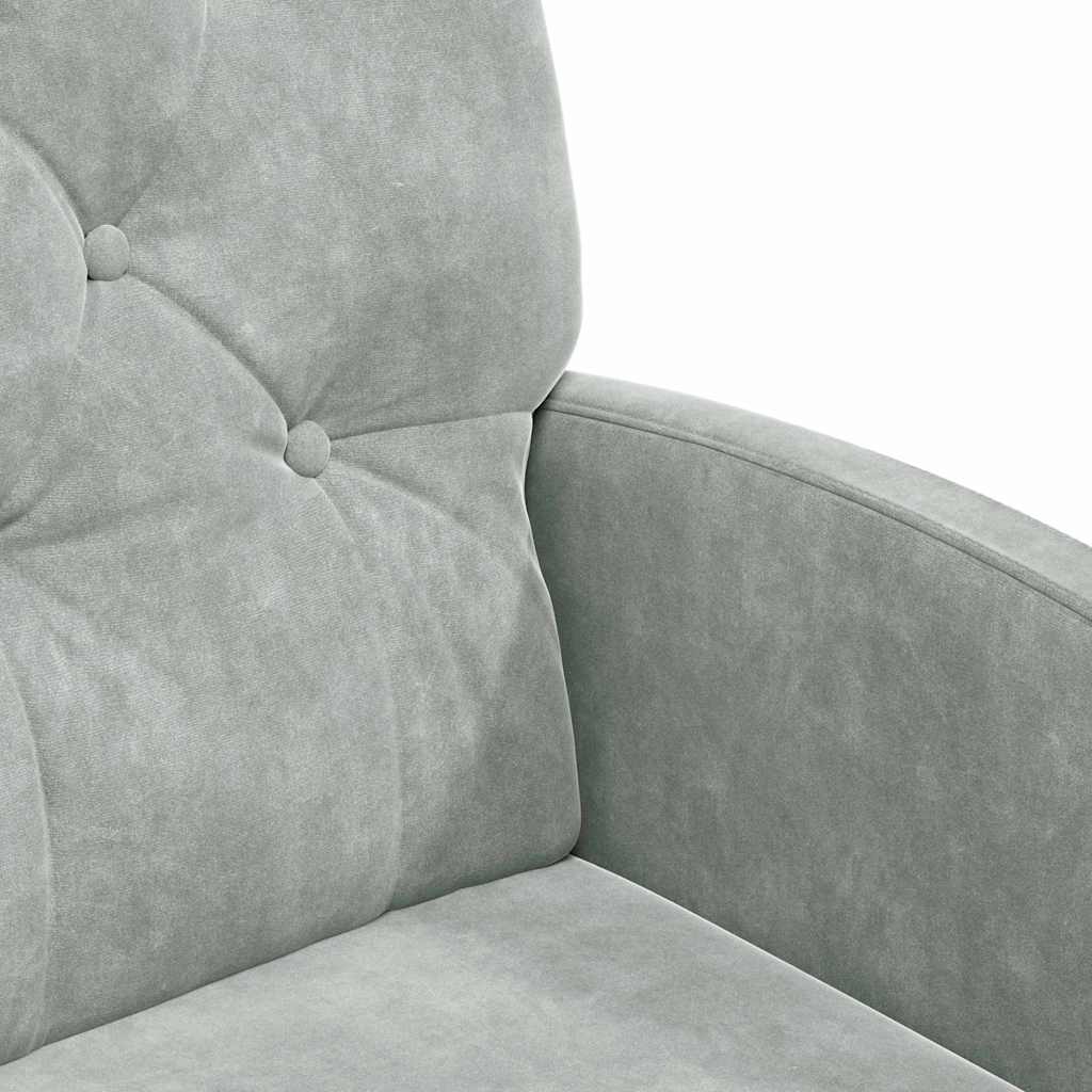 vidaXL Krzesełka jadalne na kółkach 2 pcs Jasnoszary 58 x 67 x 97 cm