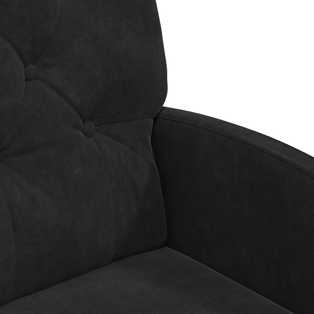 vidaXL Krzesełka jadalne na kółkach 2 pcs Czarny 58 x 67 x 97 cm