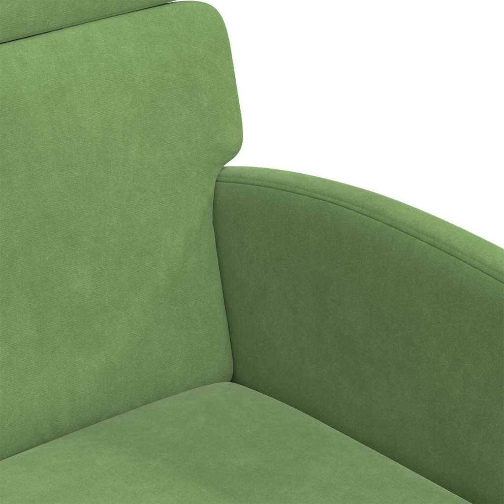 vidaXL Krzesełka jadalne na kółkach 2 pcs jasnozielony 58 x 65 x 98 cm