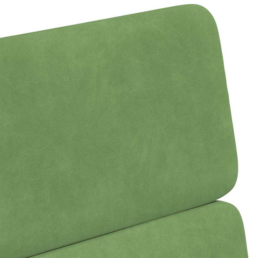 vidaXL Krzesełka jadalne na kółkach 2 pcs jasnozielony 58 x 65 x 98 cm