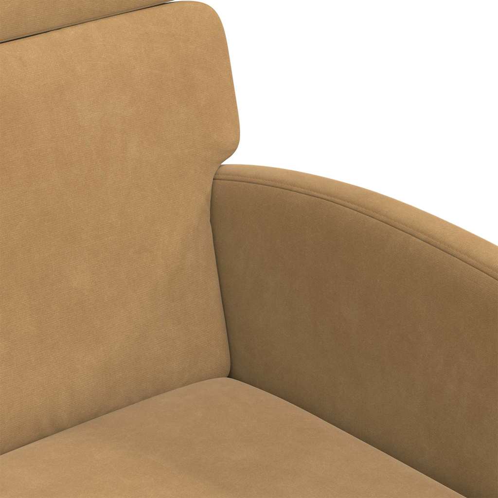 vidaXL Krzesełka jadalne na kółkach 2 pcs Brązowy 58 x 65 x 98 cm
