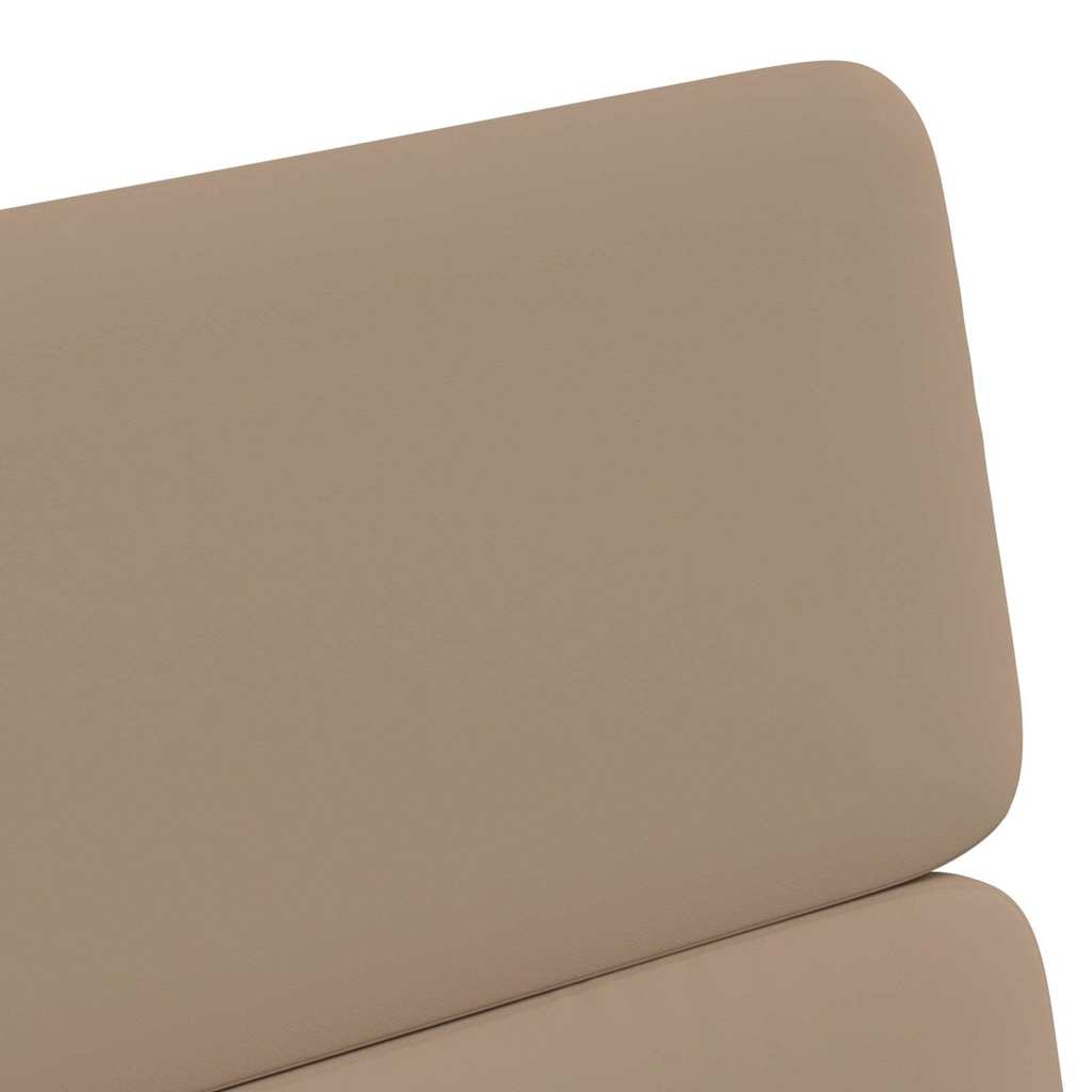 vidaXL Krzesełka jadalne na kółkach 2 pcs Cappuccino 58 x 65 x 98 cm