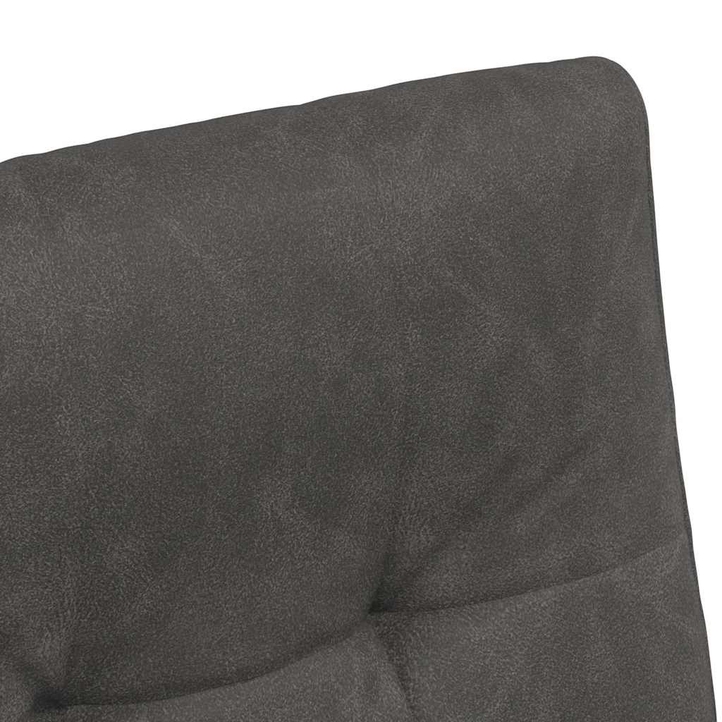 vidaXL Krzesełka jadalne na kółkach 2 pcs Czarny 58 x 67 x 97 cm