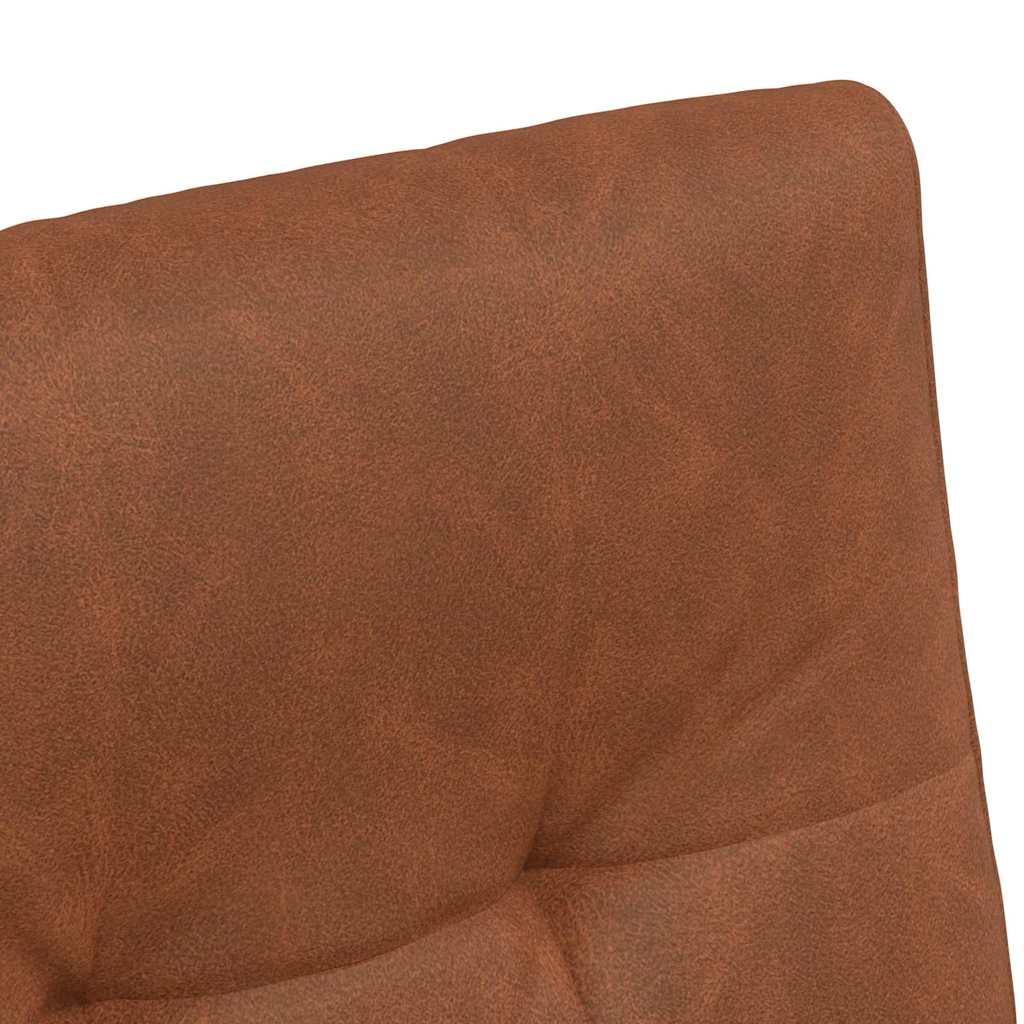 vidaXL Krzesełka jadalne na kółkach 2 pcs Brązowy 58 x 67 x 97 cm