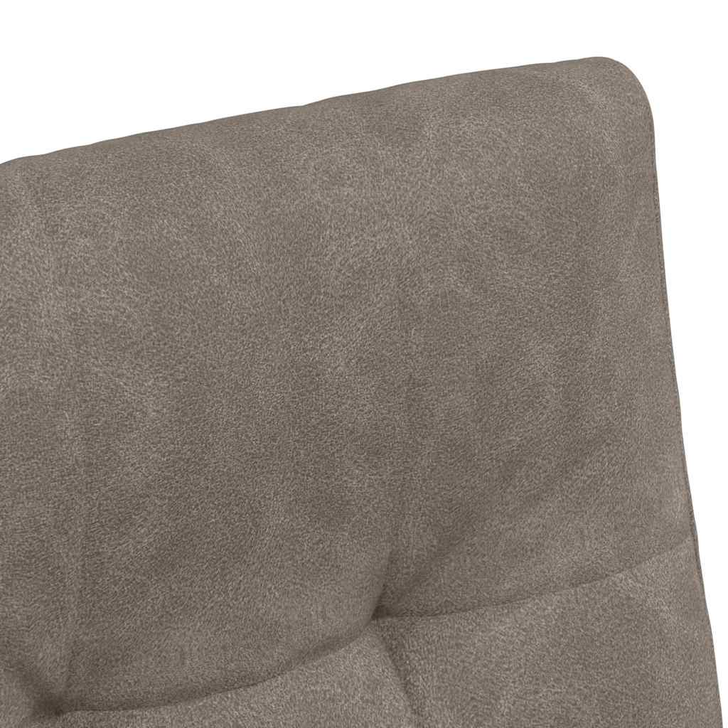 vidaXL Krzesełka jadalne na kółkach 2 pcs Szary 58 x 67 x 97 cm
