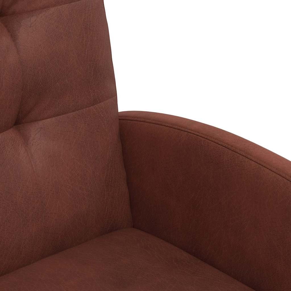 vidaXL Krzesełka jadalne na kółkach z kółkami 2 pcs Błyszczący brązowy