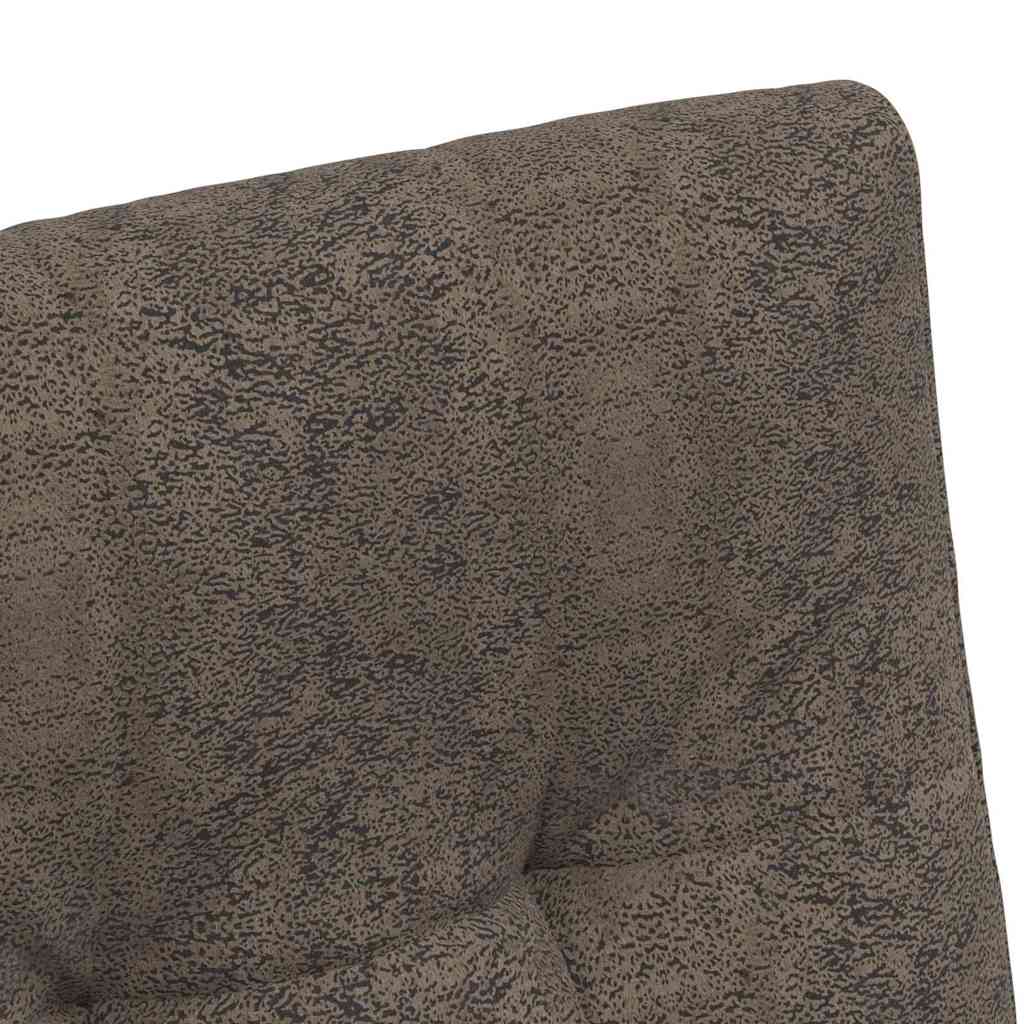 vidaXL Krzesełka jadalne na kółkach 2 pcs ciemno szary 58 x 67 x 97 cm