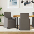 vidaXL Krzesła jadalne 2 pcs Jasnoszary 57 x 67 x 95 cm Płótno