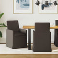 vidaXL Krzesła jadalne 2 pcs ciemno szary 57 x 67 x 95 cm Płótno
