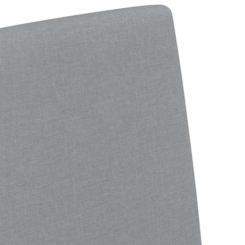 vidaXL Krzesła jadalne 2 pcs Jasnoszary 57 x 67 x 95 cm tkanina