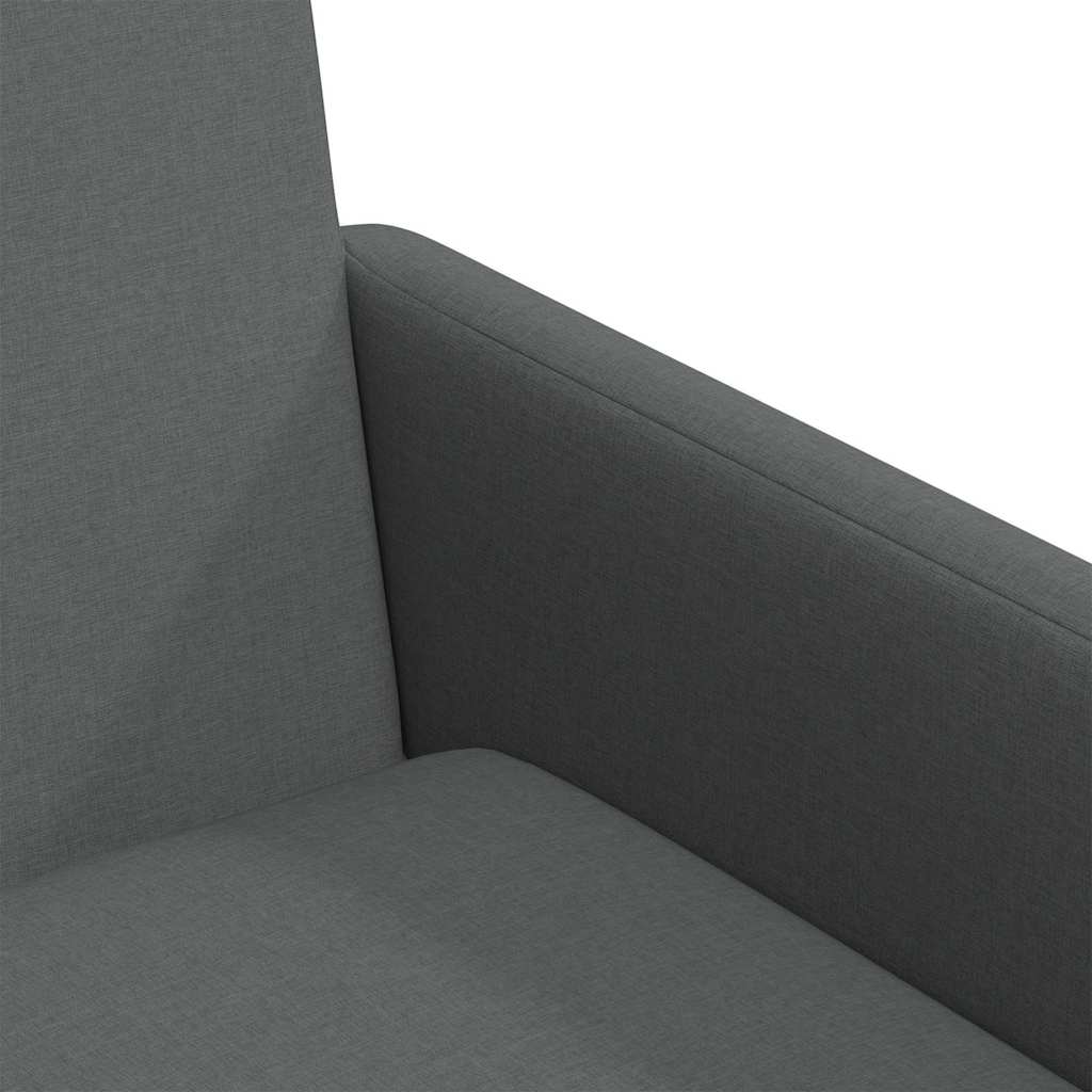 vidaXL Krzesła jadalne 2 pcs ciemno szary 57 x 67 x 95 cm tkanina