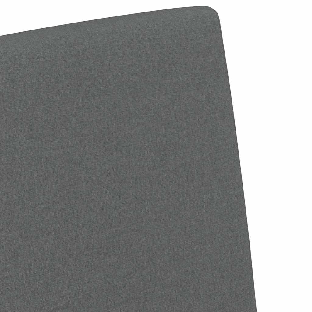 vidaXL Krzesła jadalne 2 pcs ciemno szary 57 x 67 x 95 cm tkanina