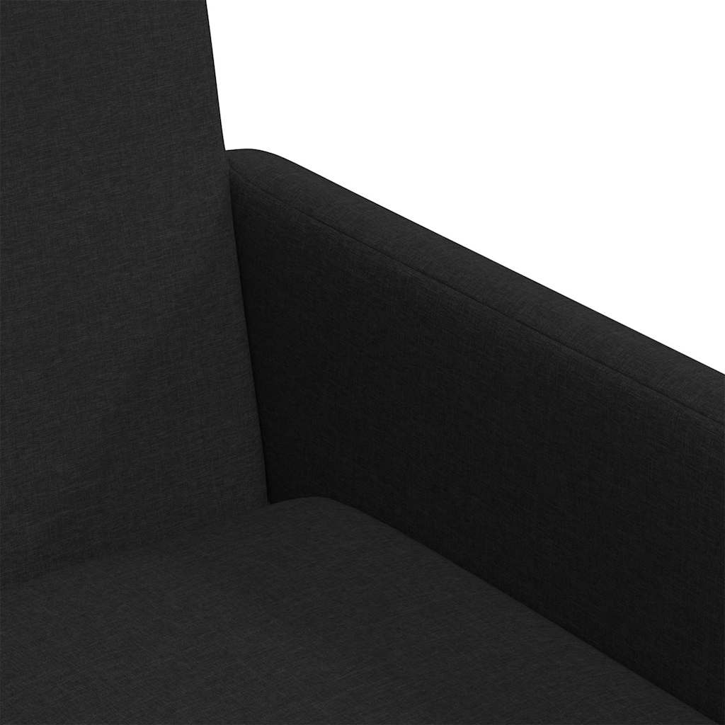 vidaXL Krzesła jadalne 2 pcs Czarny 57 x 67 x 95 cm tkanina