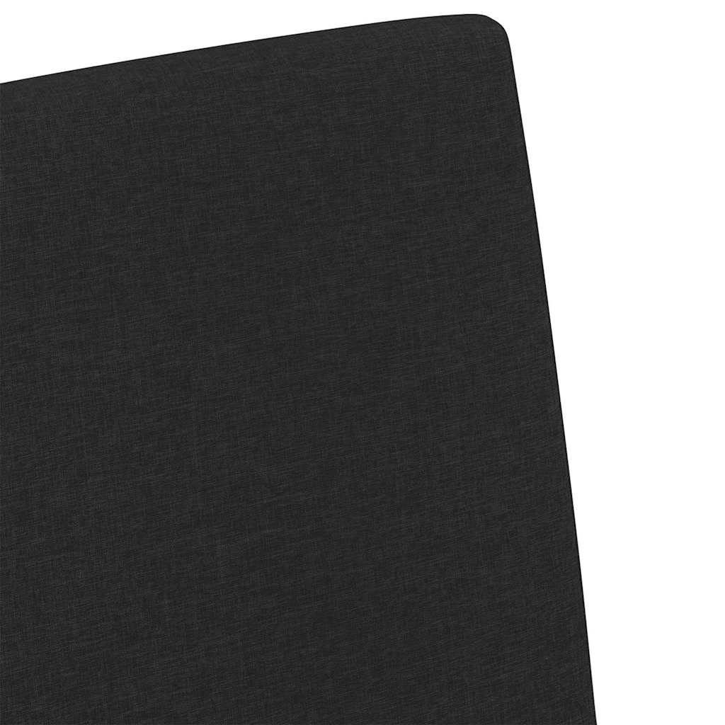 vidaXL Krzesła jadalne 2 pcs Czarny 57 x 67 x 95 cm tkanina