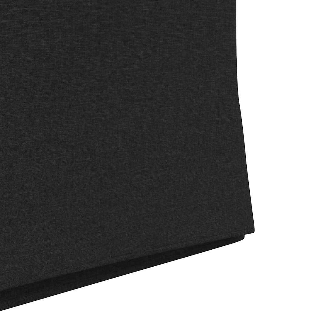 vidaXL Krzesła jadalne 2 pcs Czarny 57 x 67 x 95 cm tkanina