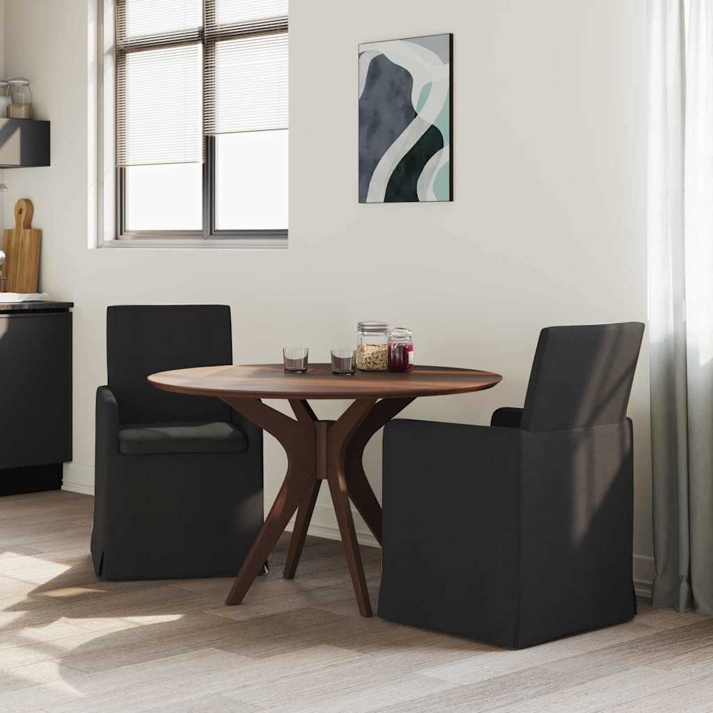 vidaXL Krzesła jadalne 2 pcs Czarny 57 x 67 x 95 cm tkanina