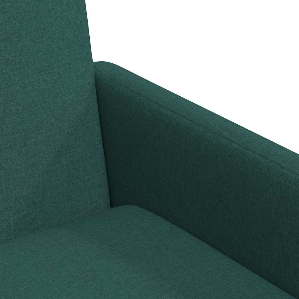 vidaXL Krzesła jadalne 2 pcs Ciemnozielony 57 x 67 x 95 cm tkanina