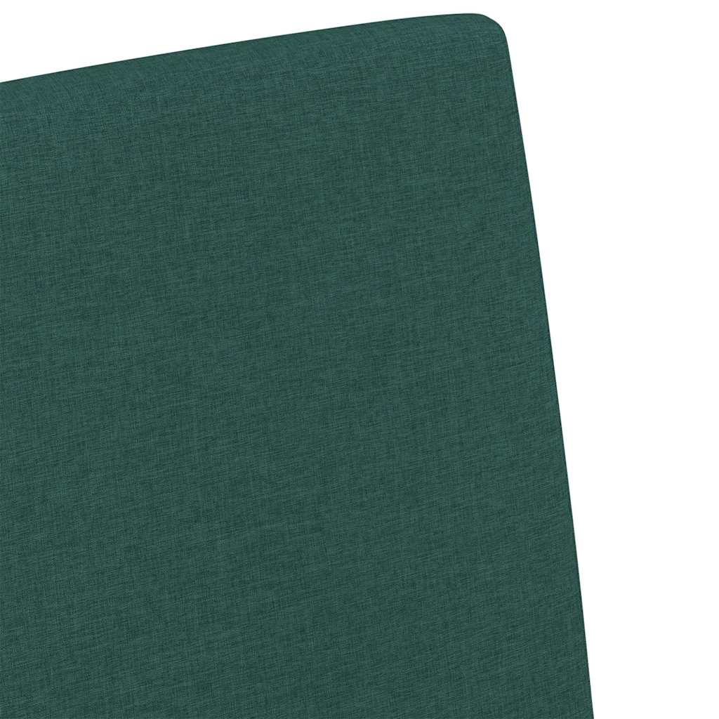 vidaXL Krzesła jadalne 2 pcs Ciemnozielony 57 x 67 x 95 cm tkanina