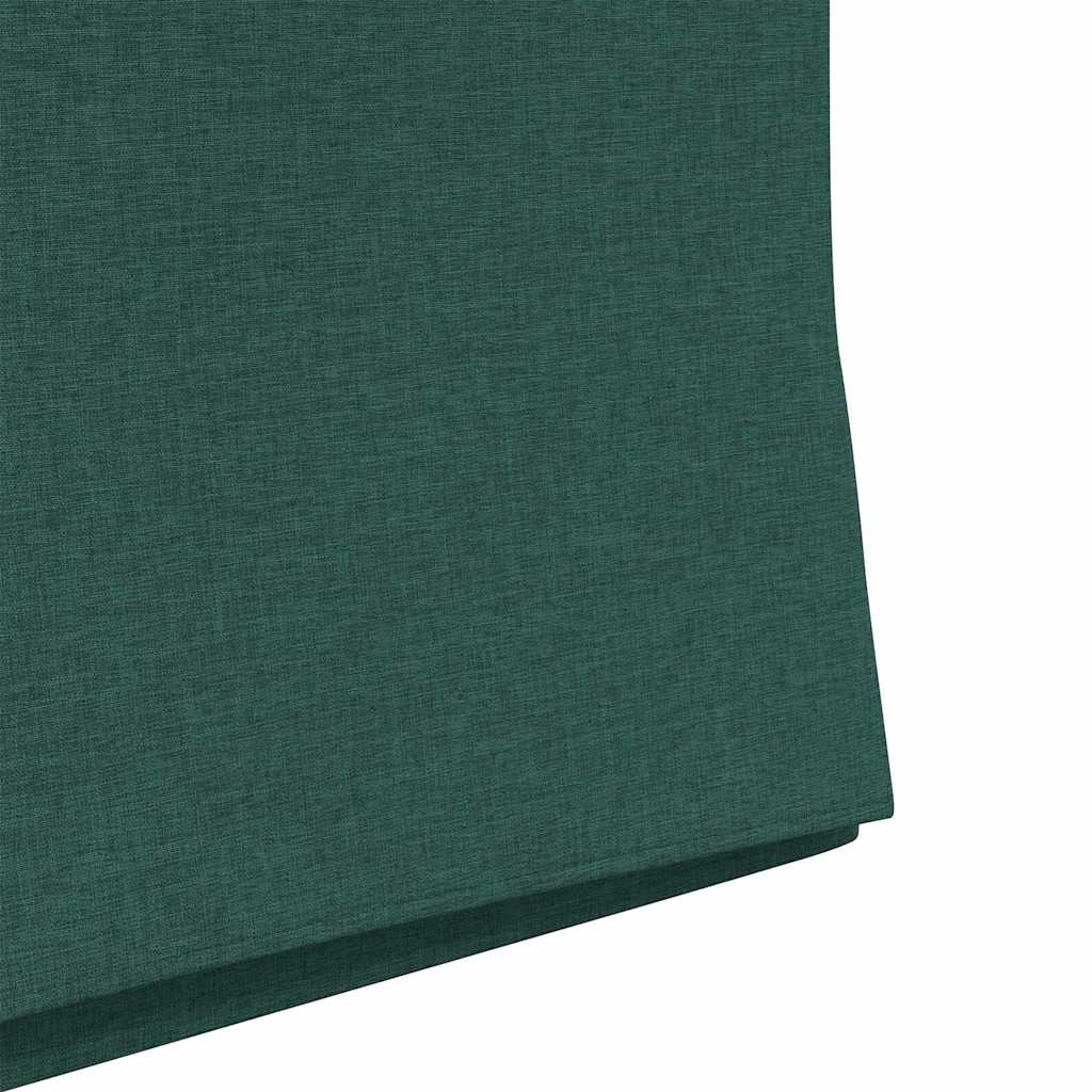 vidaXL Krzesła jadalne 2 pcs Ciemnozielony 57 x 67 x 95 cm tkanina