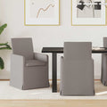 vidaXL Krzesła jadalne 2 pcs Ciemnoszary 57 x 67 x 95 cm tkanina