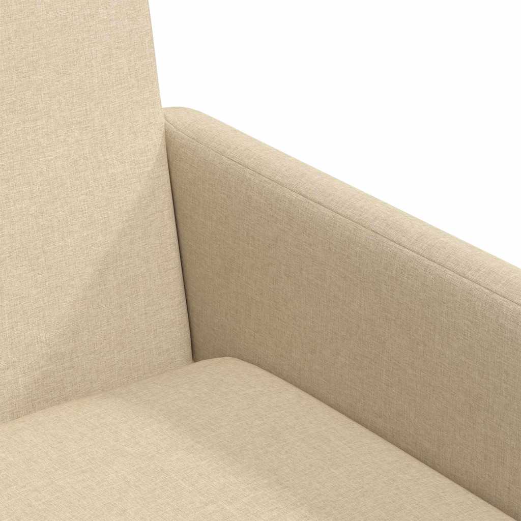 vidaXL Krzesła jadalne 2 pcs Kremowy 57 x 67 x 95 cm tkanina