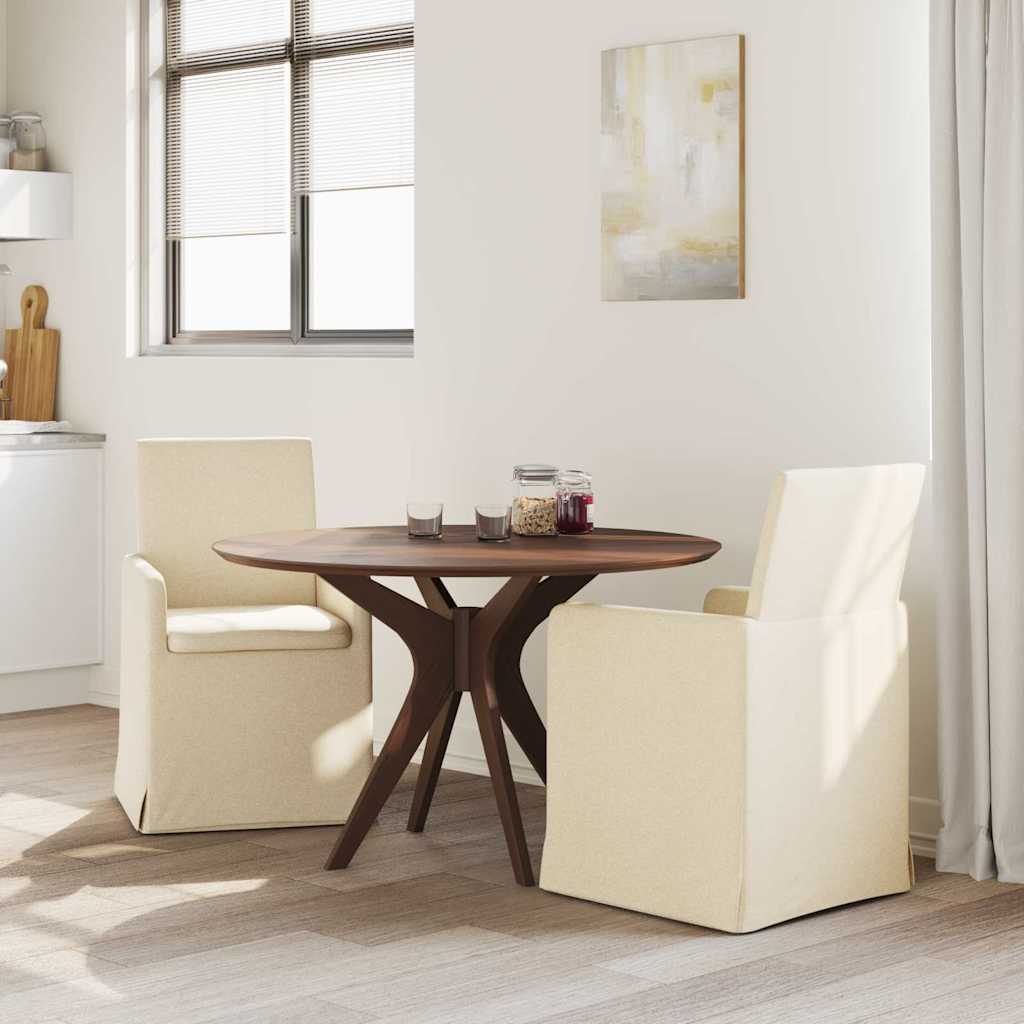 vidaXL Krzesła jadalne 2 pcs Kremowy 57 x 67 x 95 cm tkanina